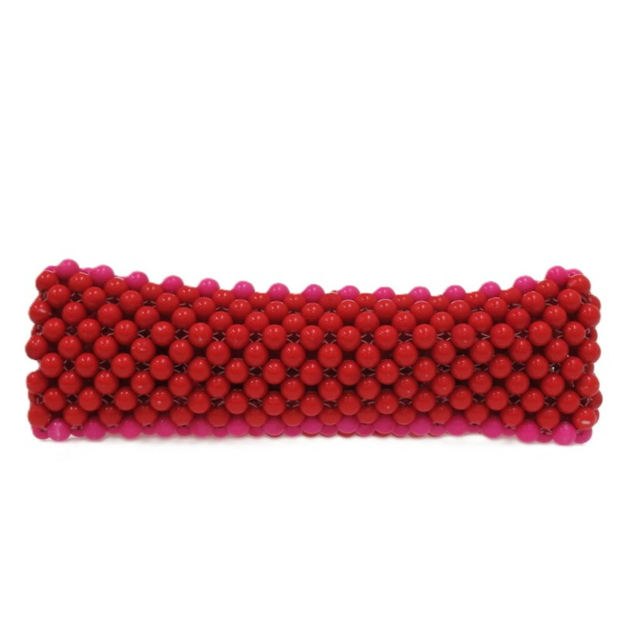 Pre-Owned Unused Kate Spade Hand Beaded Red Shoulder Bag 1076