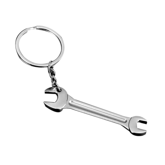 ziyahi Claw Hammer Simulation Tools Key Chain Mini Wrench Spanner Keychain Jewelry Valentine's Day Gift Key Ring