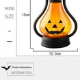 thumbnail image 4 of BeesClover Halloween LED Candle Lamp Battery Powered Portable Lightweight Wind Light Desktop Ornament Halloween Decor Props (10.5 x 15cm), 4 of 8