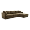 thumbnail image 2 of Moe's Home Collection Bryn Sectional Right Heritage Cedar Green Fabric, 2 of 6