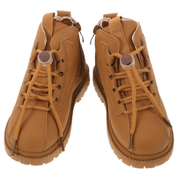 OUNONA  Children's Fashionable Leather Boots Men and Women