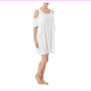 Michael Michael Kors Cold Shoulder Ruffle Cover Up, Medium