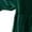 Dark Green, variant on Women'S Elegant Velvet Long Sleeve Dress Casual Fall V Neck A Line Babydoll Flowy Formal Wedding Party Mini Dress Navy Blue L