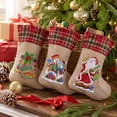 thumbnail image 4 of Christmas Pearl Art Kit Christmas Stockings Diamond Art DIY Kit Stockings Gift Bags Cute Diamond Painting Crafts for Adults Holiday Wall Decor Handmade Gift for Halloween Craft Lovers,E, 4 of 8