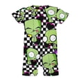 thumbnail image 5 of Invader Zim Baby Boy Girl Romper Short Sleeve Cotton Bodysuit Outfits Jumpsuit Summer One Piece Clothes, 5 of 8