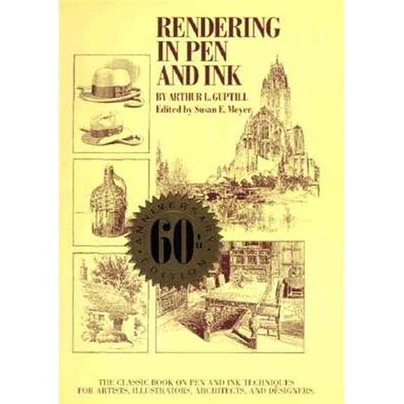 Pre-Owned Rendering in Pen and Ink: The Classic Book on Pen and Ink Techniques for Artists, Illustrators, Architects and Designers (Practical Art Books) Paperback