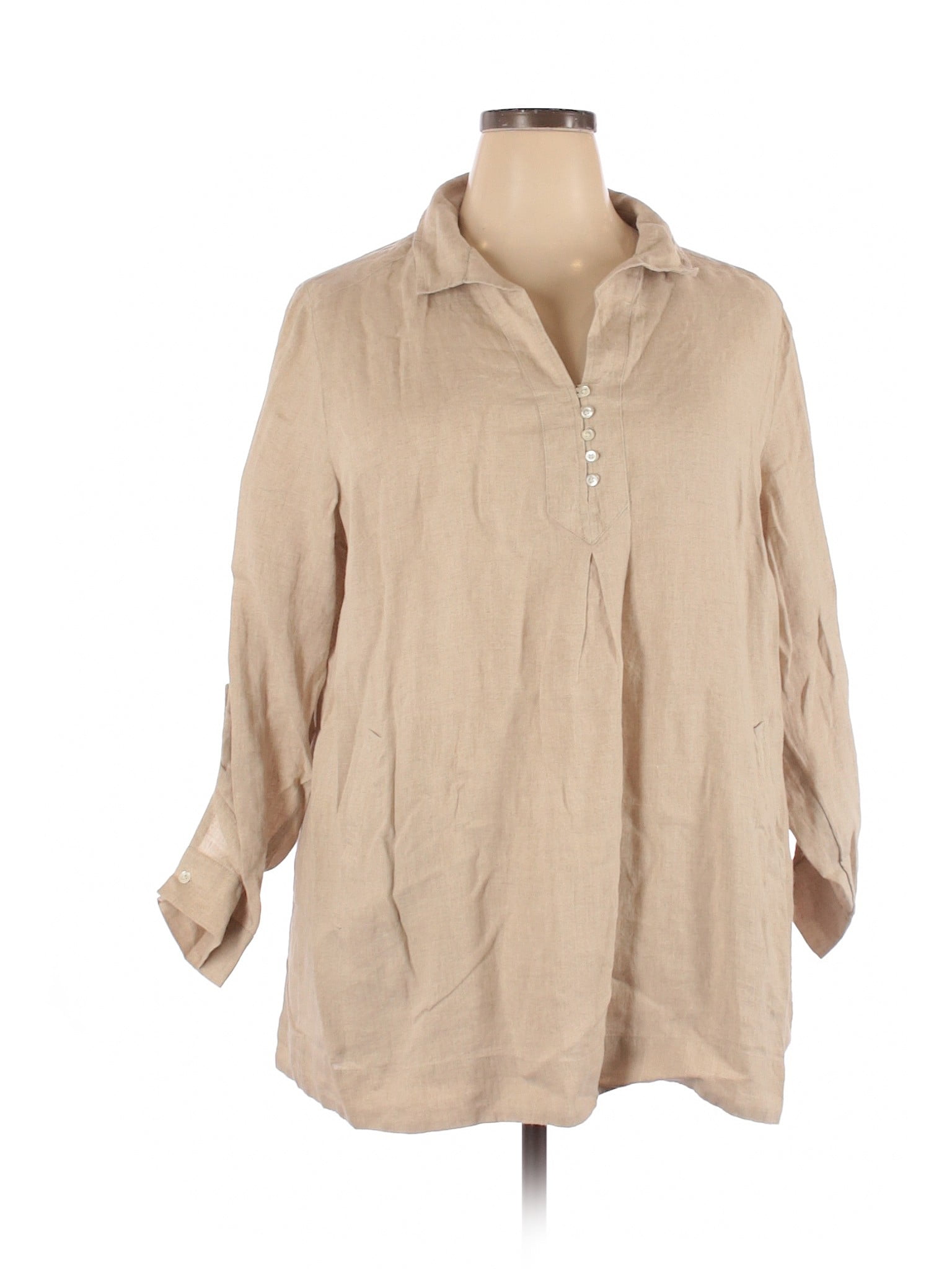 J jill Pre Owned J jill Women s Size 2X Plus 3 4 Sleeve Blouse