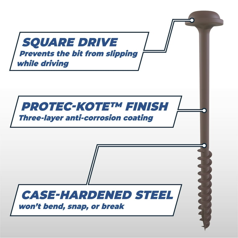 Kreg SML-C4X400-75 XL Pocket Screws, 4 Inch, Premium Steel, Heavy