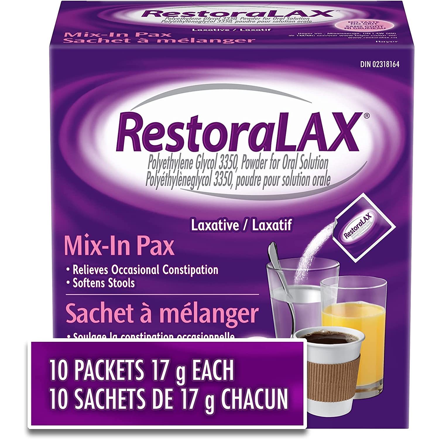 Restoralax Single Dose Sachet, Effective relief of constipation