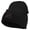 Black, variant on Egypt Pyramind Logo Embroidered 8 inch Acrylic Short Blank Beanie - White OSFM