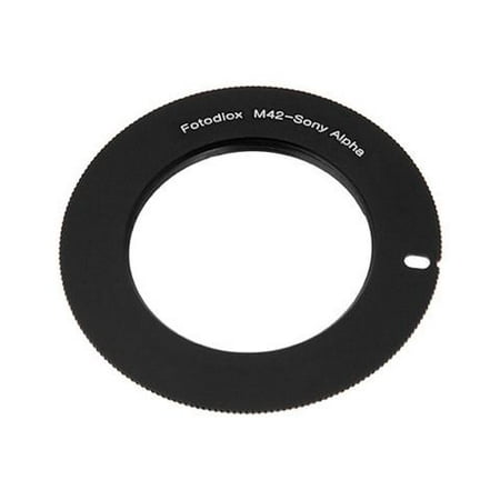 UPC: 0812759013275 | Fotodiox Lens Mount Adapter – M42 Type 1 (42mm x1 Screw Mount) Lens to Sony Alpha A-Mount (and Minolta AF) Mount SLR Camera Body