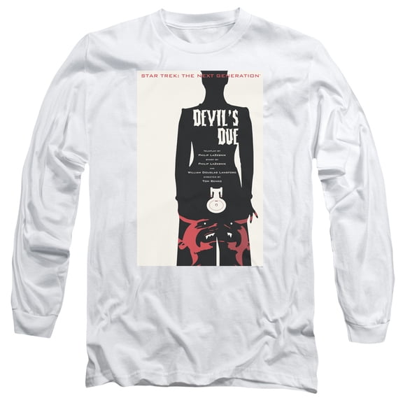 Star Trek Tng Season 4 Episode 13 Adult 18/1 T-Shirt White