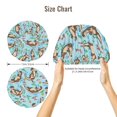thumbnail image 5 of Pofeuu Cute Otters Print Silk Bonnet for Sleeping, Satin Hair Bonnets, Soft Elastic Band Silk Sleep Cap, Hair Wrap, 5 of 6