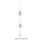 thumbnail image 3 of Wind Chime Crystal Light Catcher Ball Ornaments Colgante de marco redondo (5), 3 of 5