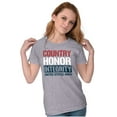 thumbnail image 3 of US Army Country Honor Integrity Women's T Shirt Ladies Tee Brisco Brands S, 3 of 5