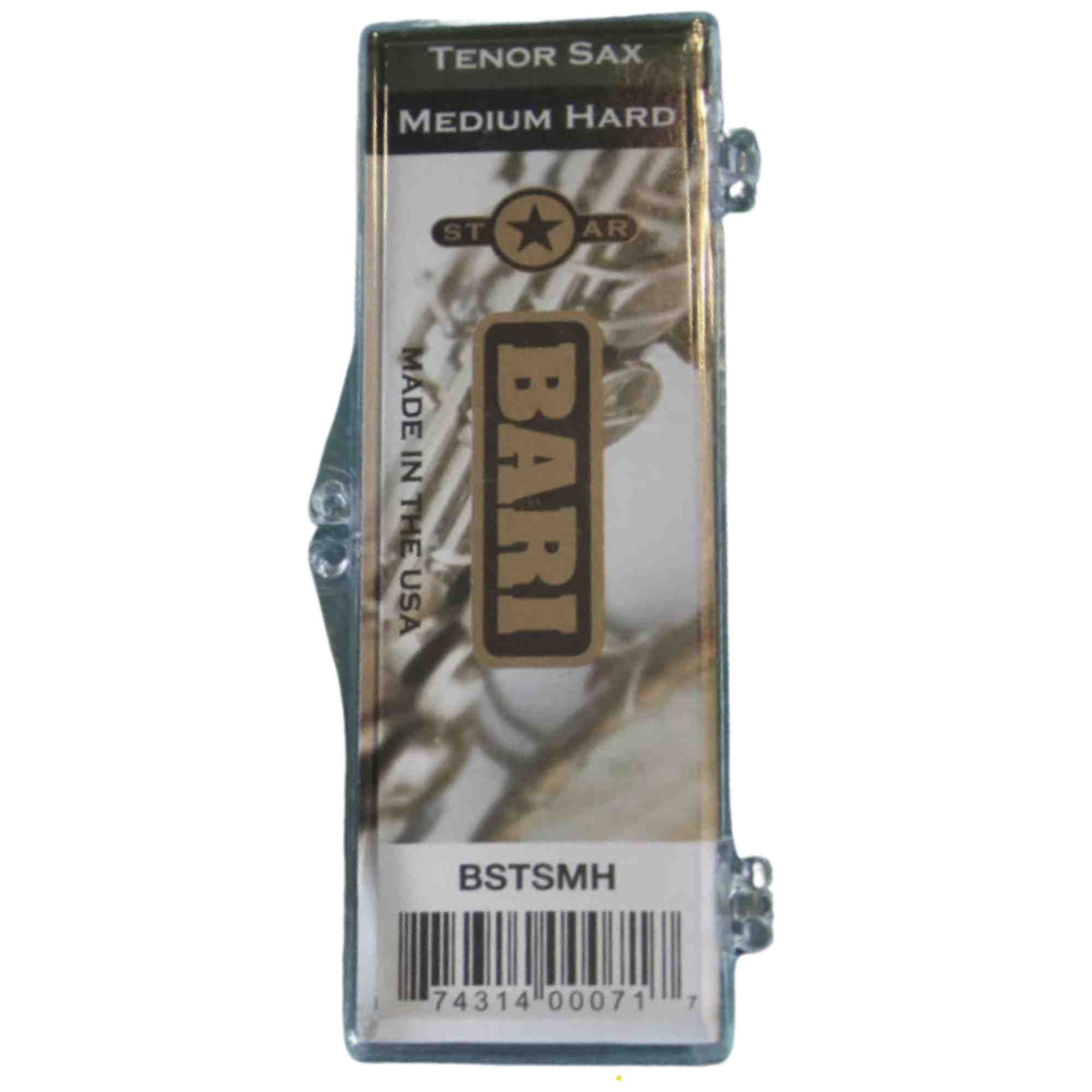 Bari Woodwind Star Bb Tenor Saxophone Synthetic Reed Strength Medium Hard (3.0-3.5) - BSTSMH