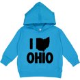 thumbnail image 2 of Inktastic I Love Ohio with State Silhouette Toddler Hoodie, 2 of 4