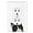 Black White Tuxedo Cat, variant on WIRESTER 1-Gang Duplex Outlet Cover Wall Plate/Switch Plate Cover, Animal Orange Tabby Kitten Cat