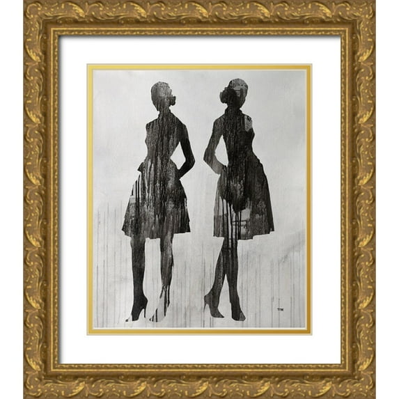 Peter, Christopher 20x23 Gold Ornate Wood Framed with Double Matting Museum Art Print Titled - Tow Pair 2