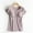 Purple, variant on Fengqque Comfortable and Convenient Women's Nursing Tops Short Sleeve Summer Printed Round Neck Sexy Casual Tops Botton Regular Blouses Tops