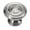 Satin, variant on Knob, Silver Stone - 1.25 in.