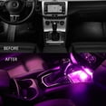 thumbnail image 6 of 4Pcs Small Car LED Ambient Lamp Car Cigarettes Lighter USB Atmosphere Light, 6 of 15