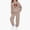 Style6-Khaki sweatshirt set for girls, variant on ersvoioy Kids Graphic Hoodie Set Long Sleeve Hooded Pullover with Jogger Pants Fleece 2 Piece Tracksuit for School Size 2-13 Years