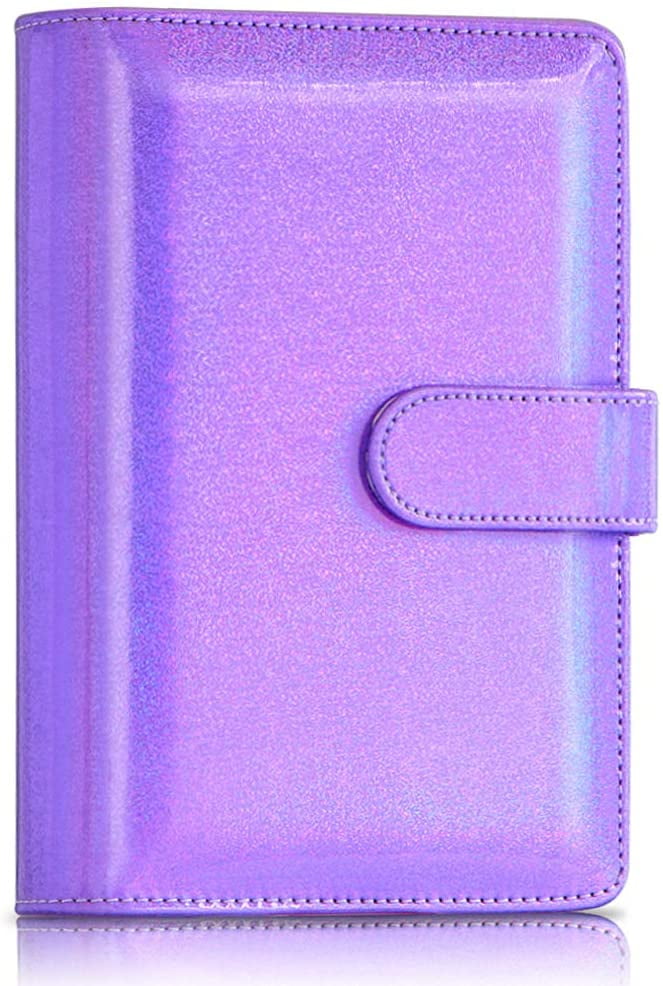 A6 Pu Leather Notebook Binder Cover ,Rainbow 6 Ring A6 Binder Budget Cash Envelopes,Planner