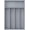 Grey, variant on Small Silverware Organizer, Bamboo Kitchen Drawer Organizer, Utensil Holder, Cutlery Tray & Spoon Flatware Storage with Grooved Drawer Dividers (6.7''W x 12''D)