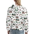 thumbnail image 7 of Lsque Camping Caravan 2 Pattern Casual Women's Hoodie,Hooded Sweatshirt with Kangaroo Pocket,Pullover Hoodie with Eye-catching Drawstrings-Large, 7 of 7