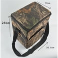 thumbnail image 3 of MINAGOO Insulated Lunch Box for Men Camo Lunch Bag Picnic Food Storage Box Cooler Bag (9L Leaf Camouflage), 3 of 6