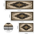 thumbnail image 2 of IsecretJoy Washable Kitchen Rugs Sets of 3, Non Slip Kitchen Mats for Floor Waterproof & Stain Resistant Runner Rug for Kitchen, Laundry Room, Hallway, 2 of 11