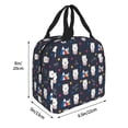 thumbnail image 2 of Pofeuu Llamas 1 Print Lunch Bag Lunch Box Large Capacity Insulated Lunch Bag for Adult, Leakproof Reusable Lunch Tote Bags for Work, 2 of 5