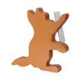 thumbnail image 1 of simhoa Flower Vase 3D Flower Arrangement Bunny Model for Bedroom Party Dining Table Orange, 1 of 8