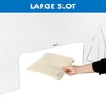thumbnail image 3 of Mount-It! Acrylic Protective Sneeze Guard 47.2" x 23.6" x 9" | Clear Plexiglass, 3 of 8