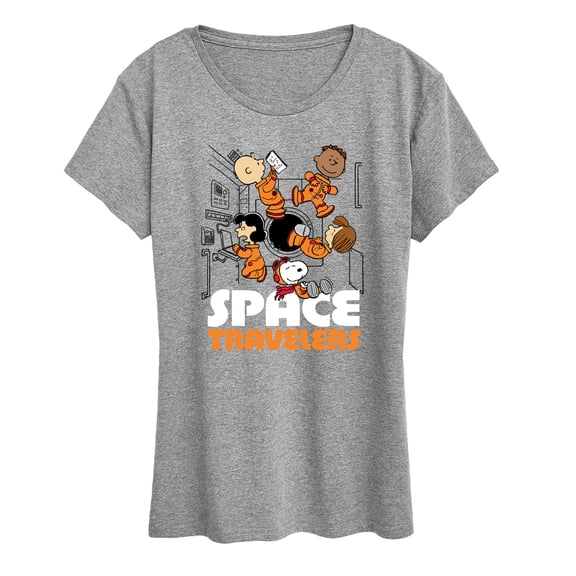 Peanuts - Space Travelers - Women's Short Sleeve Graphic T-Shirt