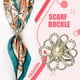 thumbnail image 5 of Minnieouse Bufanda anillo elegante chal Clip bufandas broche galvanoplastia aleación cierre titular Heronsbill estilo regalos para mujer joyería Ropa, zapatos y accesorios Miscelánea plata, 5 of 6