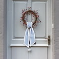 thumbnail image 4 of Wreath Sash For Front Door Cotton Wreath Satin Sash Garland Ribbon Accessories （3.7*60in）, 4 of 6