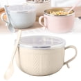 thumbnail image 2 of ACDANC Unbreakable Microwave Soup Mugs with Lids and Handles,Microwave Ramen Bowl with Lid for Soup and Instant Noodles,Oatmeal,Gumbo,Salad,Bpa Free Plastic Drinking Mug with Cover, 2 of 9