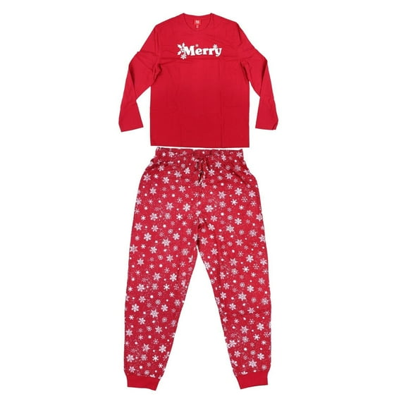 Family Pajamas Men's Big & Tall Pajama Set Sleep Shirt Pants Snowflake 2Xlt New
