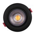 thumbnail image 2 of Nicor Lighting DGD411203KRDBK 4 in. Black LED Gimbal Recessed Downlight - 3000K, 2 of 12
