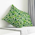 thumbnail image 3 of St. Patrick's Day Pillow Covers 24x24 Inch Decorative Throw Pillow Cover, Vintage Spring Green Lucky Irish Clovers Sofa Pillowcases Accent Cushion Case Home Decor Bedroom Living Room, 3 of 6