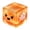 C, variant on Halloween Squishy Ice Cube Stress Balls, Glitter Slow Rebound Square Ghost Squishy, Cute Spooky Sensory Toy for Anxiety Relief, Halloween Holiday & Birthday Gift Party Favor, 1PC Orange