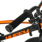 Huffy HX Pro Cruiser 24-inch Aluminum BMX Race Bike for Boys, Black/Orange
