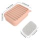 thumbnail image 3 of Jabonera de Silicona con Tapa, Autodrenante, para Baño y Cocina - Recipiente Antideslizante para Jabón En Barra con Tapa, Estuche de Viaje de Secado Rápido para Ducha, Camping y Caravana - 1 Unidad, 3 of 6