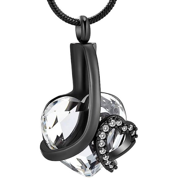 Heart Urn Necklace for Ashes Women Men Cremation Jewelry for Ashes Cremation Necklace for Dad Mom Brother Sister