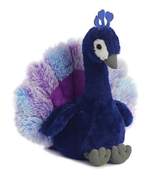lifelike peacock stuffed animal