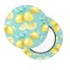 thumbnail image 2 of Balery Yellow Lemon Fundas de asiento para taburete de bar redondo de tela de terciopelo ajustables que protegen de arañazos y manchas para sillas de 14 a 17 pulgadas.-13 inch, 2 of 7