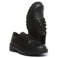 thumbnail image 5 of Geox J Casey Kid's Lace Up Breathable Shoes In Black Size 12, 5 of 6