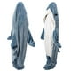thumbnail image 2 of Saco de dormir de tiburón, pijama de oficina, manta de tiburón, chal de sirena, ropa de felpa para Cosplay Fivean unisex, 2 of 2